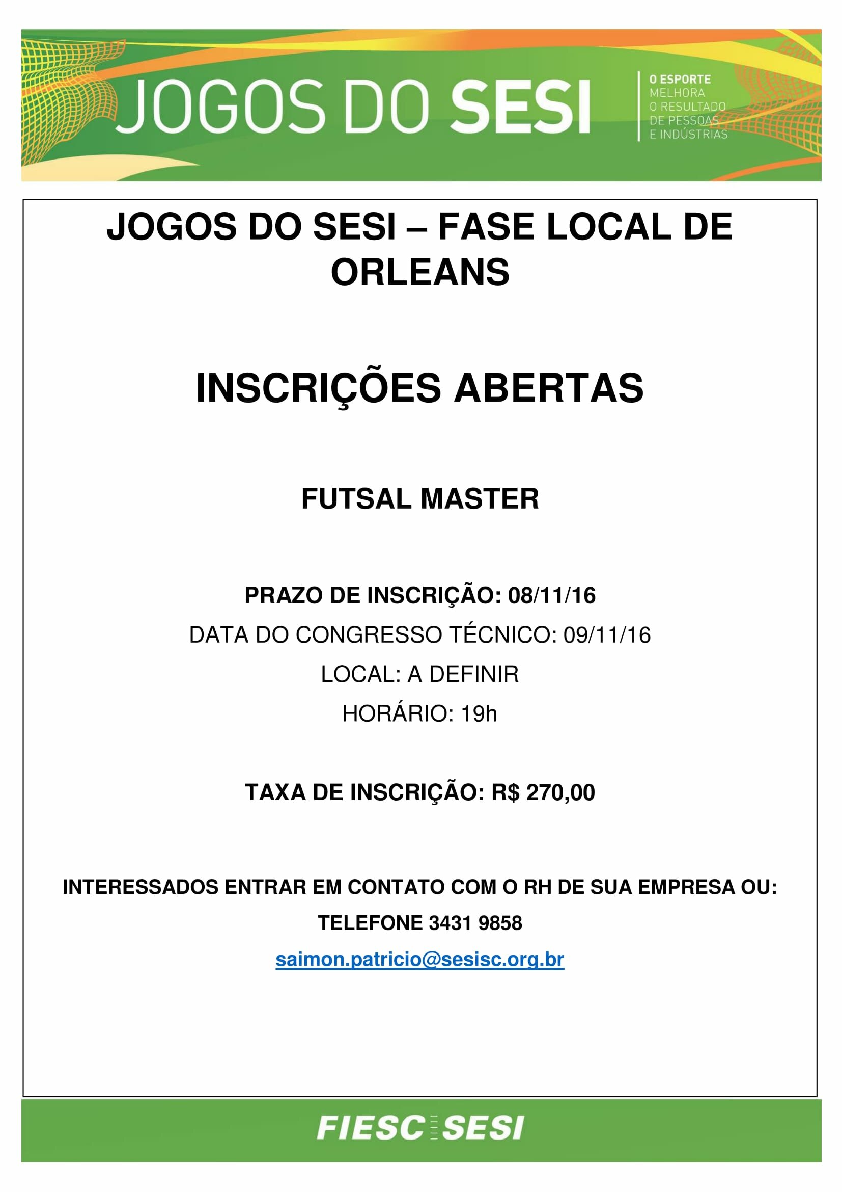 Futsal Master - F - Fase Local de Orleans-1